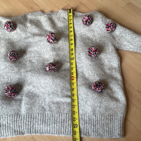 Zara Knits PomPom Sweater size small - Picture 9 of 10